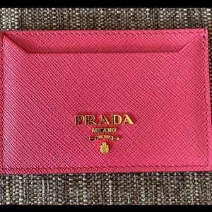 Prada Saffiano Leather card case